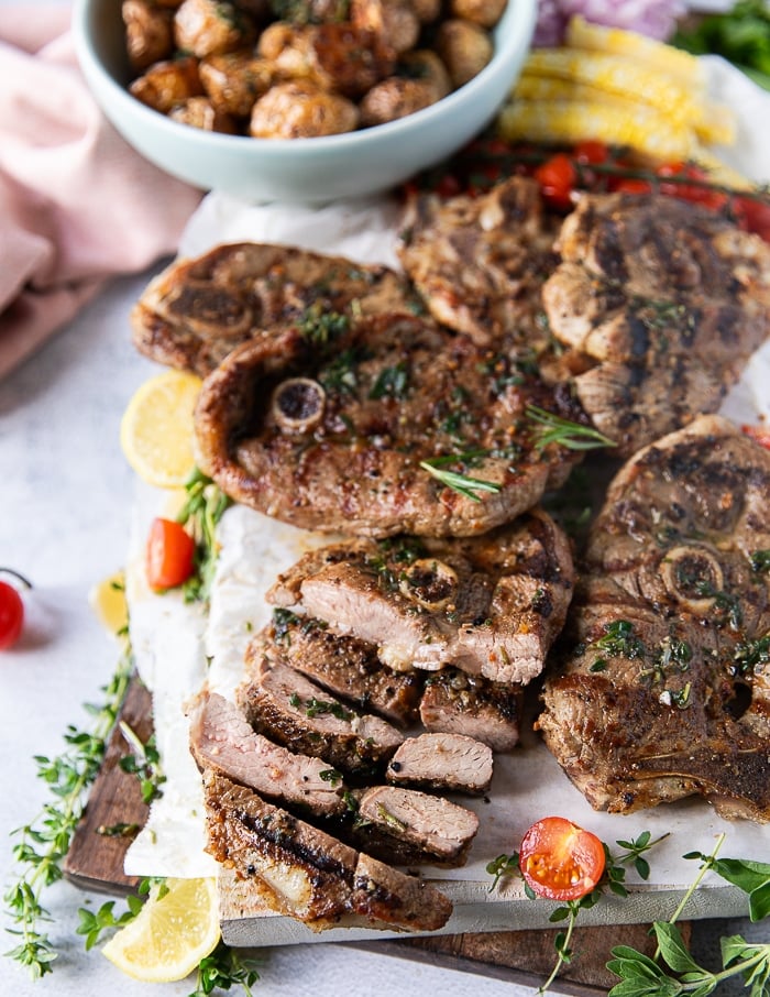 Seasoning online lamb steaks
