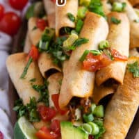 Long pin for taquitos recipe