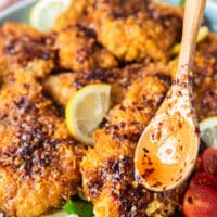 hot honey chicken pin