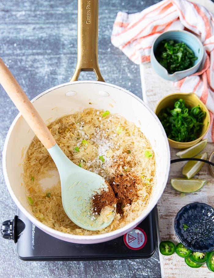 Cilantro Lime Rice • Two Purple Figs