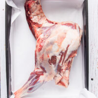 A whole lamb shoulder
