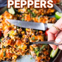 Long pin for stuffed poblano peppers