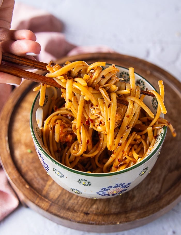 Creamy Chili Crab Pasta • Two Purple Figs