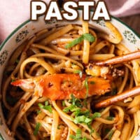 long pin for chili crab pasta