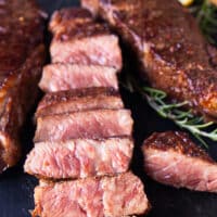 Long pin for reverse sear steak