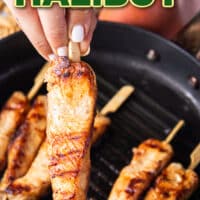 grilled halibut pin
