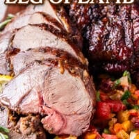 Boneless leg of lamb pin
