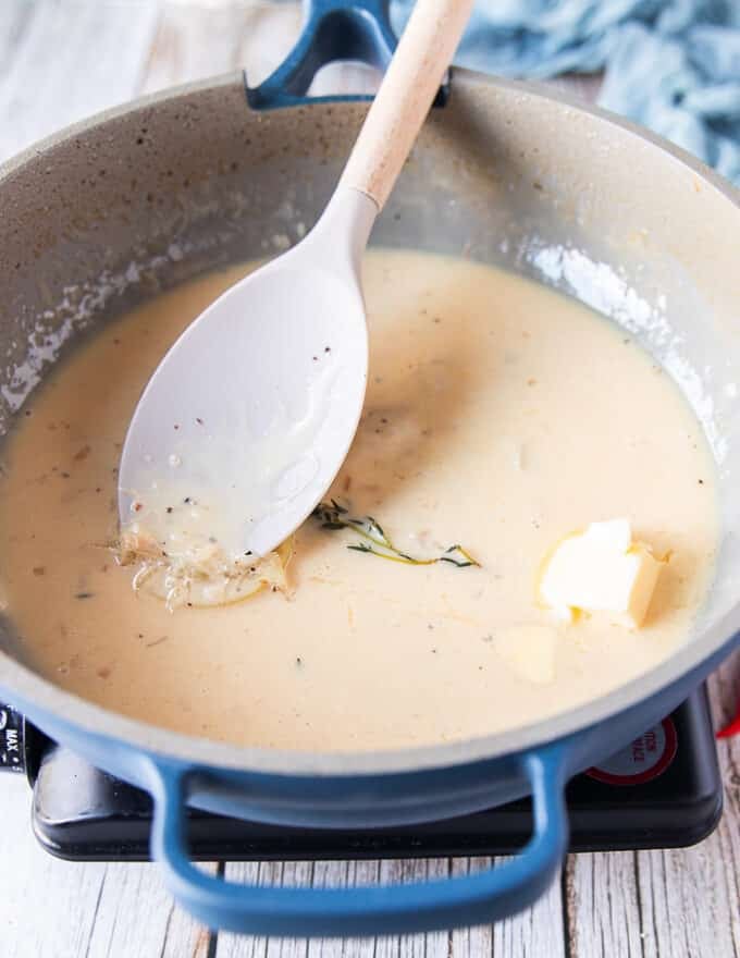 cold butter is added one tablespoon at a time and when dissolved another one is added to make the beurre blanc a success sauce 