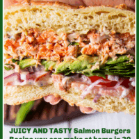 Long Pin for Salmon burger