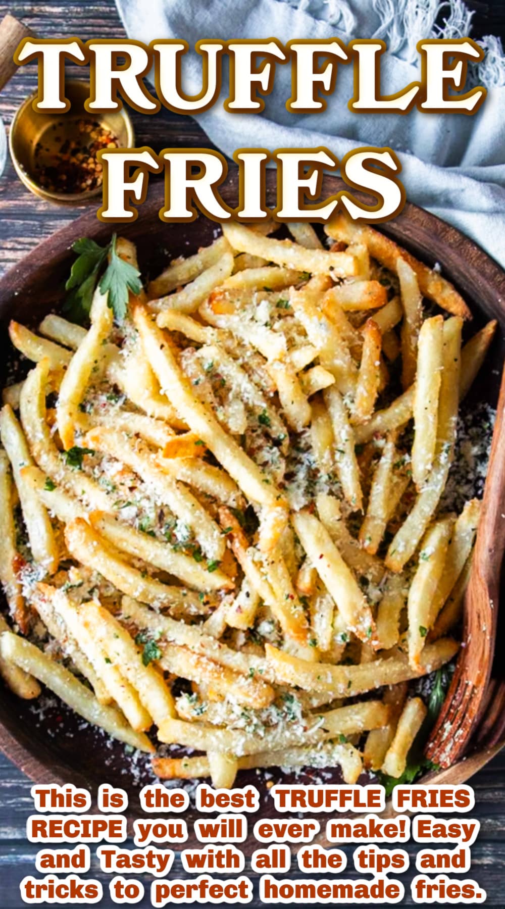 Real Ruffle Fries Truffle Fries • Two Purple Figs