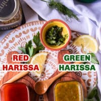 Harissa Vinaigrette Long Pin