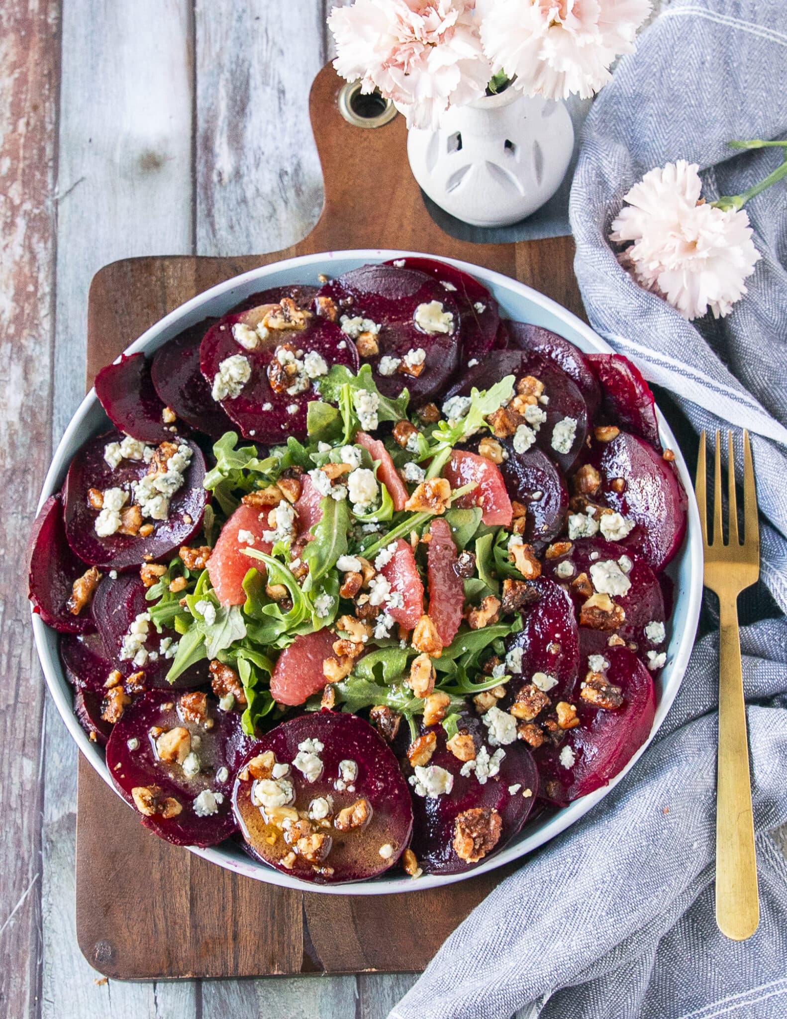 Beet Carpaccio • Tasty, Vibrant & Straightforward Carpaccio Recipe {Video} • Two Purple Figs Beet Carpaccio • Tasty, Vibrant & Straightforward Carpaccio Recipe {Video} • Two Purple Figs