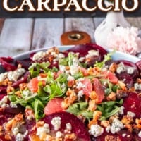 long pin for beet carpaccio