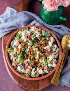 Broccoli Cauliflower Salad