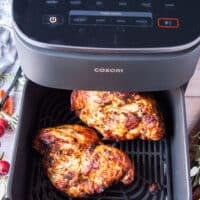 flipped turkey breast golden and ready