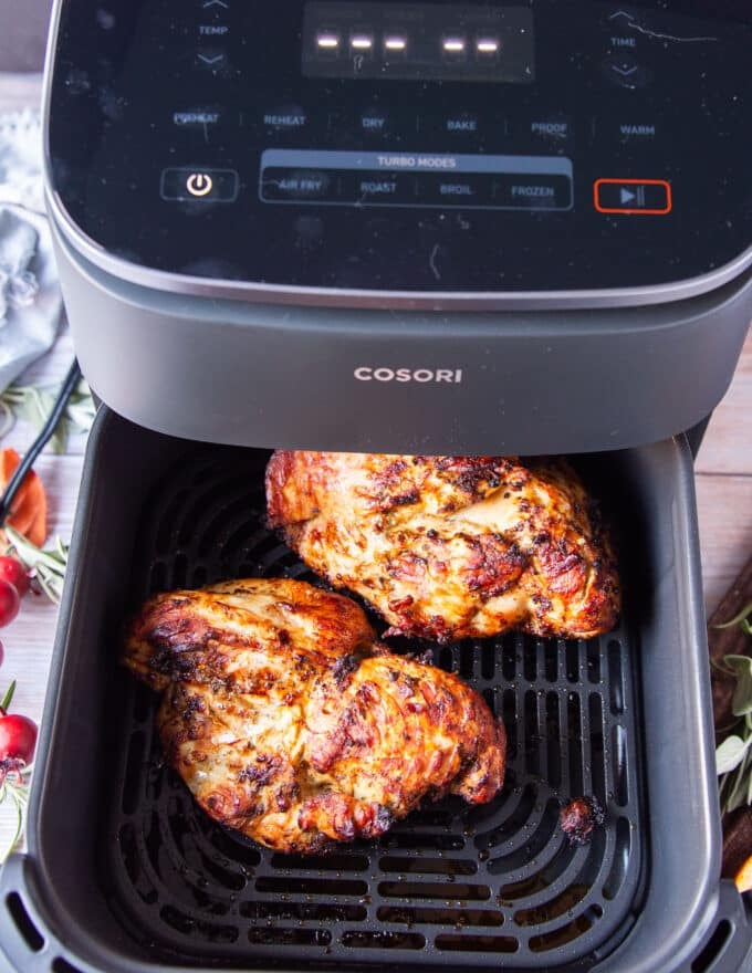 flipped turkey breast golden and ready