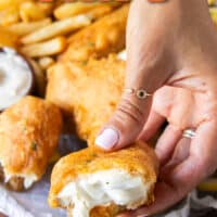 long pin for fish and chips