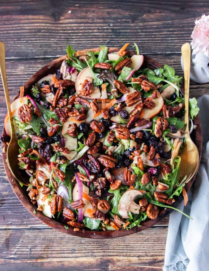Apple Salad in a large bowl