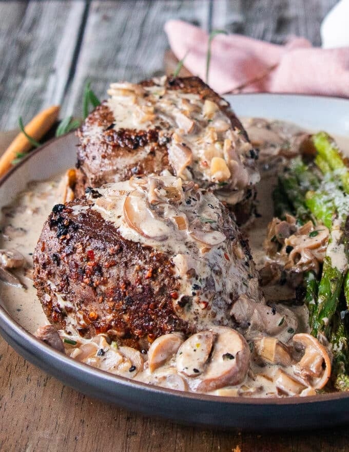 perfect filet mignon recipe with mushroom sauce 