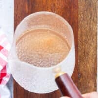 Dissolved and ready to use seasoning for the rice