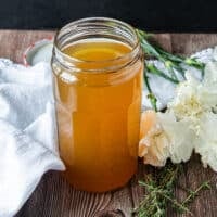 crab stock to be used as a seafood stock for sauces and soups