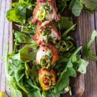 Close up of fried octopus crispy and tender