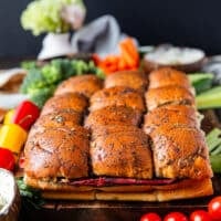 out of the oven sliders, crispy, cheesy and perfectly seasoned